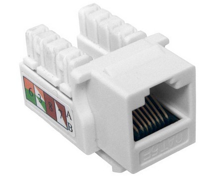 Cat5e keystone jack