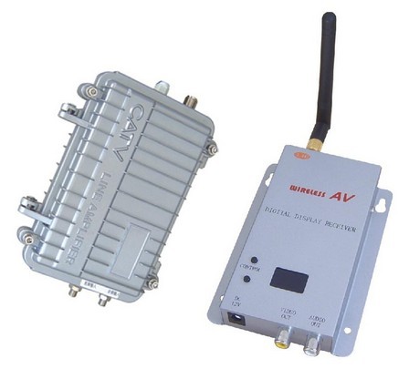 CATV wireless transmitter with receiver